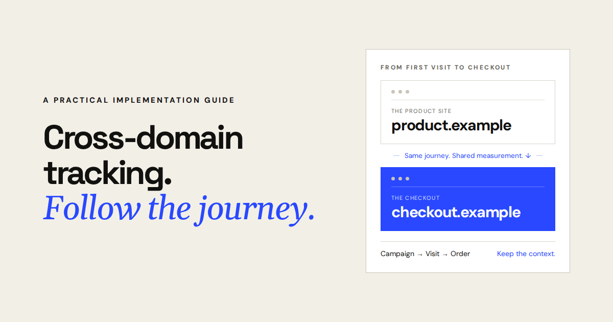 Cross-domain tracking